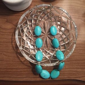 Turquoise costume jewelry necklace 🦋🦋🦋
